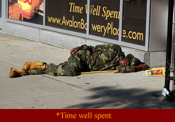 Sleeping on the Street